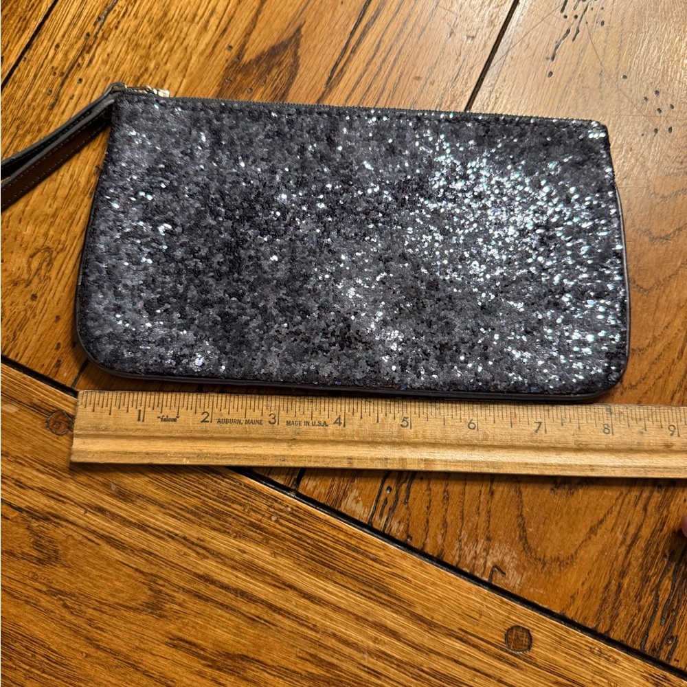 Sparkly Gray Clutch